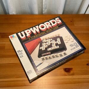 Deadstock VTG Sealed 1980s UPWORDS A 3 Dimensional Word Game Milton Bradley Comp